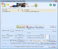 E.M. PowerPoint Video Converter screenshot